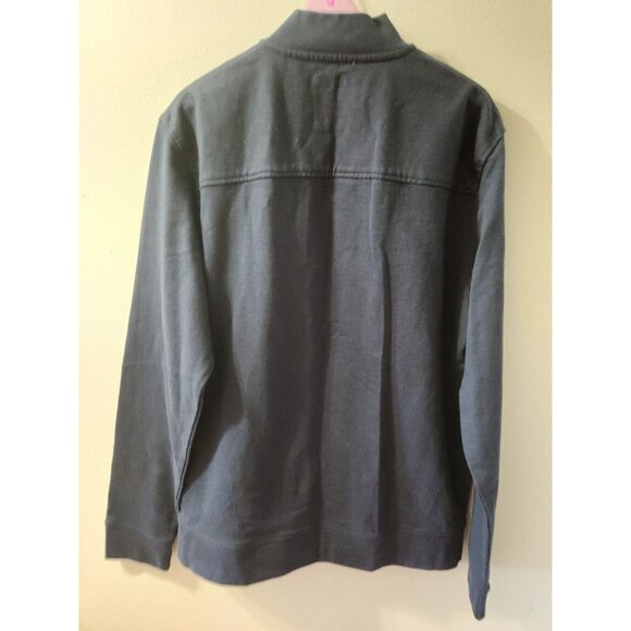 Wayne Gretzky Sweater Full Zip Vest Medium Marine Blue Long Sleeve - Picture 6 of 10